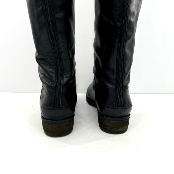 Sam Edelman Women's Penny Leather Riding knee high Boot Shoe - Picture 5 of 13